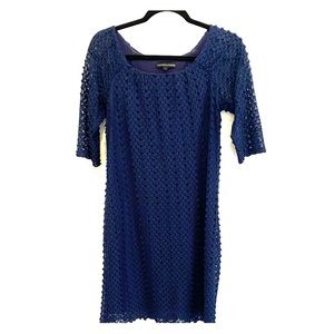 Chris McLaughlin Navy Lace Dress